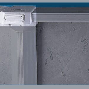 Lomart Top Connector Top Cap 6" Grey Mist II Embossed - 340-2784