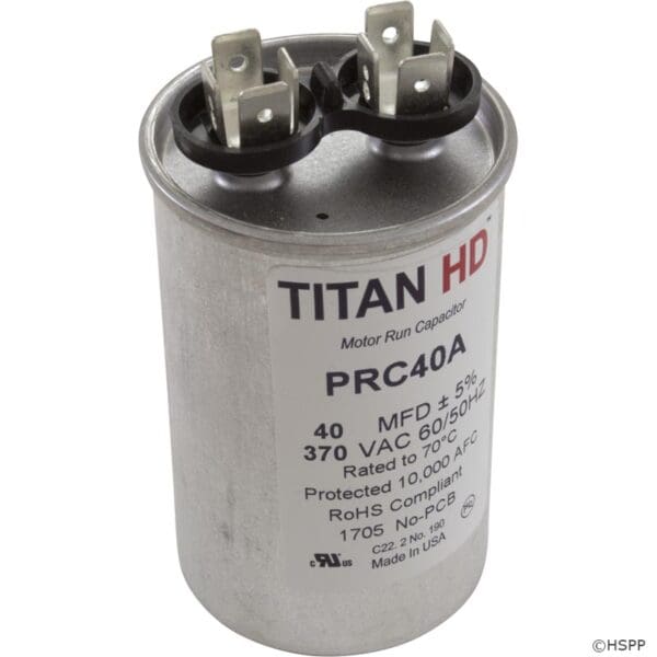 Super Pro Capacitor 50Mfd 370V Round - 12725