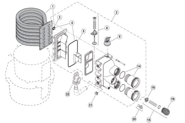 Pentair Sta-Rite O-Ring Kit Manifold - Tube Sheet for Max-E-Therm Gas Heater - 77707-0120 - Image 2