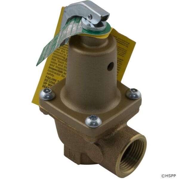 Raypak Heaters Pressure Relief Valve 125 Psi 3/4"Mpt Prv for Asme Heaters - 007224F