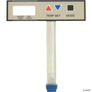 Raypak Heaters Switch Panel Decal Membrane - 009184F