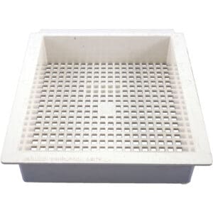 Jacuzzi Whirlpool Bath Spa Skimmer Basket Square White Tray was 663600 - 2540-375
