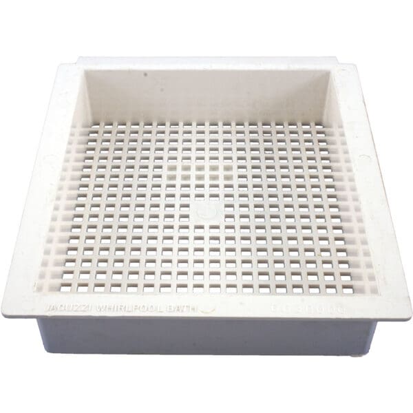 Jacuzzi Whirlpool Bath Spa Skimmer Basket Square White Tray was 663600 - 2540-375