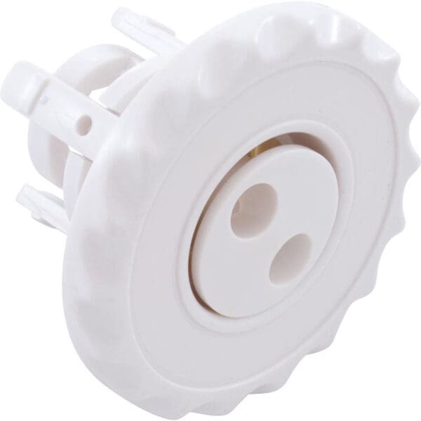 Waterway Spa Jet Internal Mini Jet Dual Roto Pulsator Dlx Scallop White - 224-1040