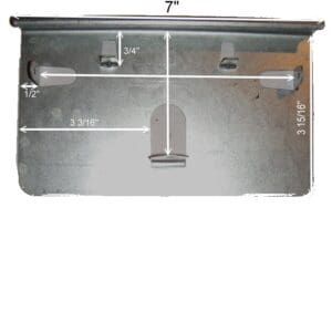 Lomart Bottom Plate Grey Mist - 580-1343