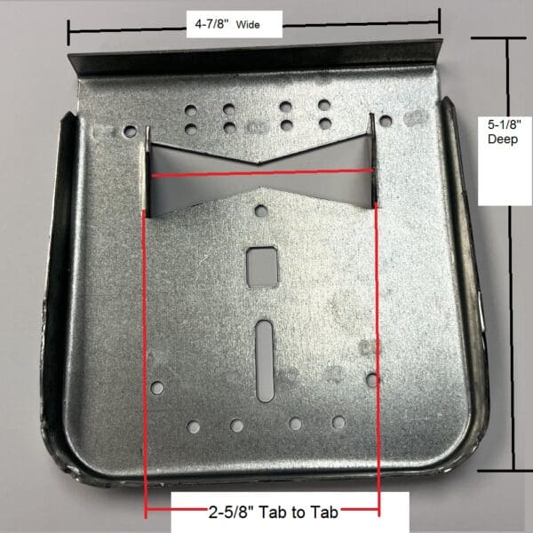 Lomart Side Vertical Cap Top Plate Steel - 580-2056 - Image 2