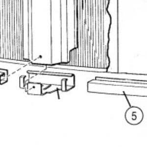 Embassy Pools Bottom Track 24' Diameter 55.40" Long 5/8" - 589-1205