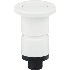Presair Air Spa Air Button White Gunite 1" Hole 1.5" face - B330WA