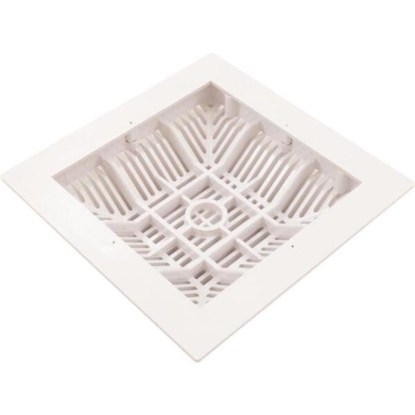 Waterway Main Drain Frame and Grate Cover 9" X 9" White VGBA ANSI 2017 - 640-4790V - Image 2