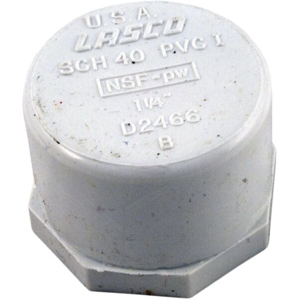 Pvc Cap 1.25" Threaded