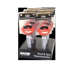 Game Thermometer Floating Clownfish Orange With Tether Cord - 13004