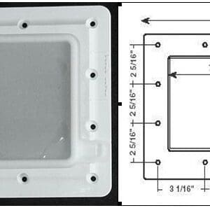 Super Pro Lid'L Seal for Standard In Ground Skimmers - Ig1084