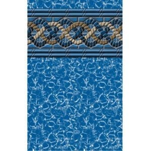 Pool Liner Mystri Gold Unibead 54" Perma 25 Gauge Oval 21X42'6" - Li2142654Mgu25