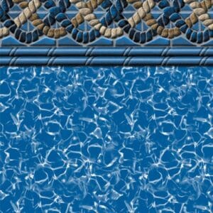 Pool Liner Mystri Gold Unibead 52" Perma 25 Gauge Oval 18X33 - Li183352Mgu25