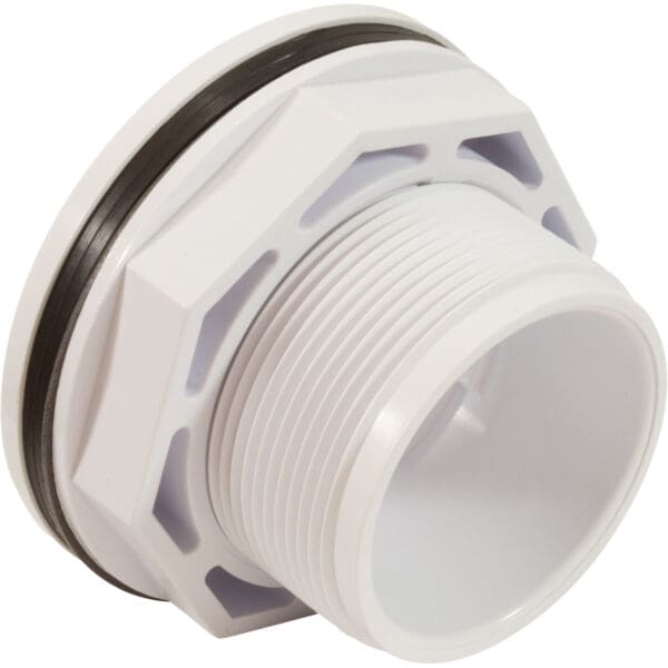 Zodiac Return Inlet Wall Fitting Long Body White F/ Thick Walls - Image 2