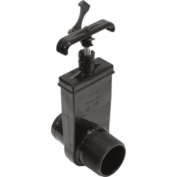 Zodiac Cmp Pool, Slice Valve 1.5" Black, Pump Shut Off W/ Hose Adapter