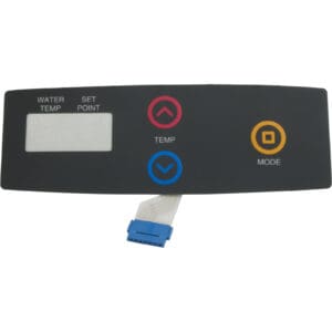 Raypak Switch Panel Decal Membrane With Lcd Screen