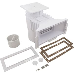 Hayward Skimmer Assembly Ig Wide Mouth White 1.5" Square Lid F/ Metal Walls