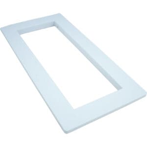 Hayward Skimmer Trim Plate Wide Mouth White Decorative Cover