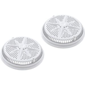 Pentair Main Drain Frame & Grate 8" Short White 2 Pack Vgba Ansi 2017