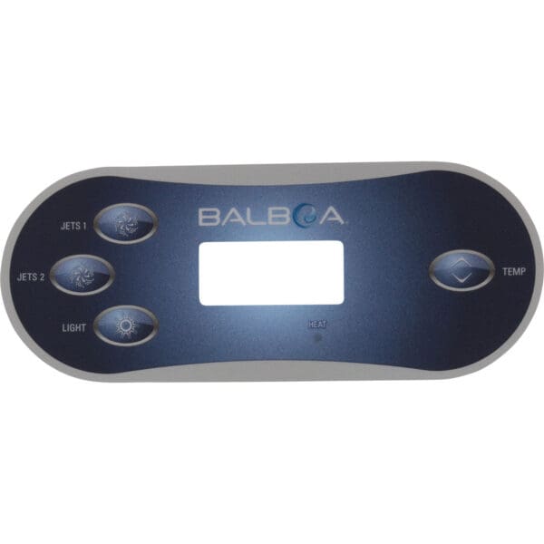 Balboa Overlay Only, F/ Vl406T 4 Button Jet Jet Lite Temp