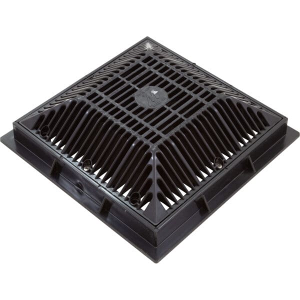 Waterway Main Drain Frame & Grate 9" X 9" Black Vgba Ansi 2017 - Image 2