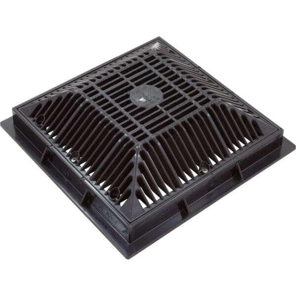 Waterway Main Drain Frame & Grate 9" X 9" Black Vgba Ansi 2017