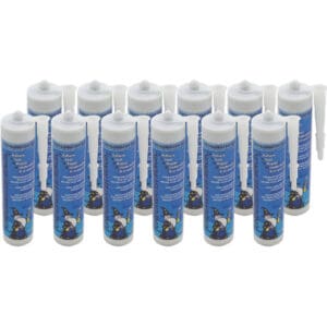 Undeerwater Magic White Case of 12 9.8oz caulking tubes
