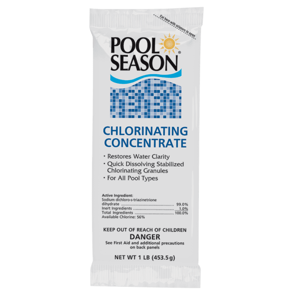 Pool Season Chlorinating Concentrate Chlorine SHock