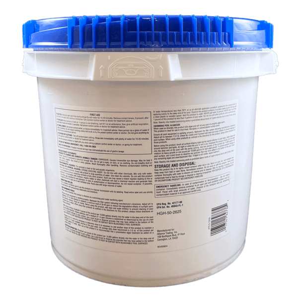 Pool Season Chlorinating Concentrate 25lb Label