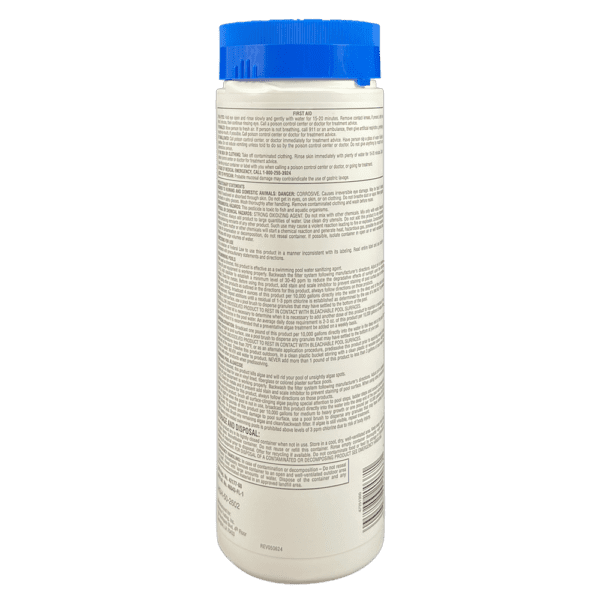 Chlorinating Concentrate 2 lb 99% Sodium dichloro-s-triazinetrione dihydrate Available Chlorine: 56% label