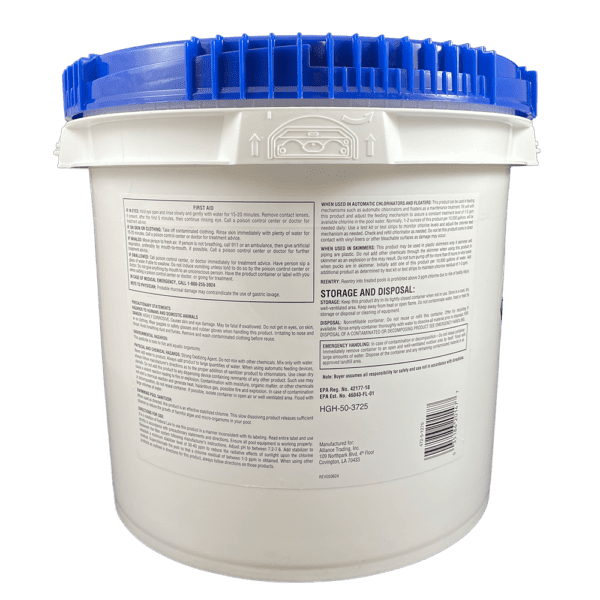 PoolSeason_Chlor-Tablets-25lb label