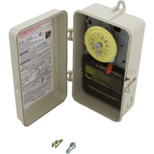 Intermatic Time Clock 220V Outdoor Rain Tight Plastic Case